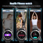 Qecnato Smartwatch mit Telefonfunktion – 1,39" HD Touchscreen, IP68 Wasserdicht, 110+ Sportmodi – Bild 5