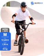 SKATEWIZ 6-teiliges Protektorenset – Knie-, Ellenbogen- & Handgelenkschoner für Kinder – Bild 8