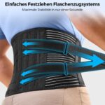 FREETOO Rückenstützgürtel Orthopädisch LWS – Atmungsaktive Lendenwirbelsäule Bandage für Herren & Damen – Bild 4