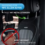 FLIPLINE Auto-Kopfstütze mit schwarzen Nähten – ergonomische Nackenstütze für Kinder & Erwachsene – Bild 6
