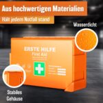 HELDENWERK® Erste-Hilfe-Koffer DIN 13157:2021 mit Wandhalterung – Verbandskasten für Betrieb & Haushalt – Bild 3