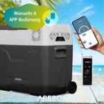 Arebos Kompressor Kühlbox 47L mit APP-Steuerung – Elektrische Gefrierbox für Auto & Camping – Bild 4