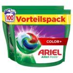 Ariel All-in-1 PODS Color+ – 100 Waschladungen mit kraftvoller Fleckentfernung