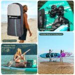FBSPORT Aufblasbares SUP Board 335cm – Stand Up Paddle Set mit Aluminium Paddel & Pumpe – Bild 7