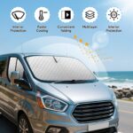 ZATOOTO Sonnenschutz Ford Transit Custom 3er Set – Frontscheibe & Seitenscheiben mit Magneten – Bild 2