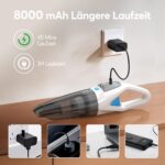 Topipop Handstaubsauger 25000Pa mit waschbarem HEPA-Filter – 45 Min. Laufzeit – Bild 5