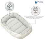 Medi Partners Babynest 100x60 cm – Kuschliges Neugeborenen-Nestchen aus Bio-Baumwolle – Bild 7