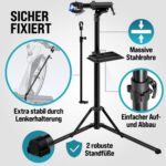 Monzana® Fahrrad-Montageständer Profi 50 kg – Höhenverstellbar für E-Bikes & Mountainbikes – Bild 4