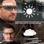 Uvex sportstyle variomatic Bügelbrille – Selbsttönende Scheibe mit UV400-Schutz – Bild 3
