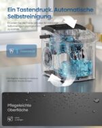 SONGMICS Eiswürfelmaschine XZB001B1EU – 12 kg/24h mit Selbstreinigung & 2 Würfelgrössen – Bild 4