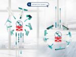 Leifheit Wischtuchpresse Profi XL Set – Bodenwischer mit Mikrofaser & Rollen – Bild 9