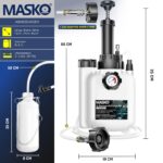 MASKO® Bremsentlüftungsgerät 3L mit Handpumpe – Bremsflüssigkeitswechsel für Scheiben- & Trommelbremsen – Bild 7