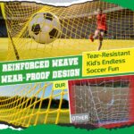 Happy Jump Pop-Up Fussballtor 152x110 cm – Faltbares Trainingstor für Garten & Familie – Bild 9