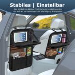 Oneyus Autositz Organizer 2er Set mit Klapptisch – Rückenlehnenschutz wasserdicht für Kinder – Bild 7