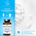 QIDOSHA CDP Cholin 250mg Kapseln – 180er Apothekerglas, vegan & deutsche Fertigung – Bild 7