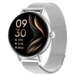 Gydom Smartwatch Damen Rund 1.27" mit Metallarmband – Fitnessuhr mit Telefonfunktion & SpO2