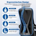 Airchros Ergonomischer Bürostuhl mit Kopfstütze & Lendenwirbelstütze – Chefsessel bis 150 kg – Bild 3