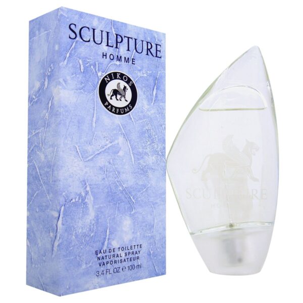 Nikos Sculpture Eau de Toilette Spray für Herren – 100 ml Frischer Herrenduft