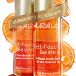 ARYA LAYA Fett-Feucht Balancer, 2 x 50 ml – 2-Phasen Energie-Serum für strahlende Haut