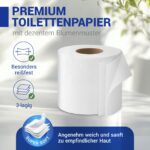wolk Toilettenpapier 3-lagig 80 Rollen – XXL Vorratspack plastikfrei & ergiebig – Bild 2
