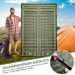 Arlierss Isomatte 12cm mit Fusspress-Pumpe & Kissen – Camping Schlafmatte für Outdoor – Bild 5