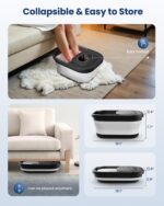 COMFIER Fussbadenanalyse mit Heizung & Massage – Shiatsu-Fussbadenanalyse mit Blasenmassage – Bild 6