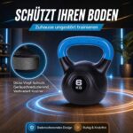 Body & Mind Kettlebell 2-20 kg – Profi Kugelhantel für intensives Krafttraining – Bild 5