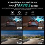 BOTSLAB 4K Dashcam Vorne & Hinten mit STARVIS 2 – GPS, 5,8GHz WiFi & Nachtsicht – Bild 3