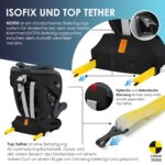 KIDIZ Autokindersitz 0-12 Jahre mit Isofix & 5-Punkt-Gurt – Mitwachsender Kindersitz Gruppe 0/1/2/3 – Bild 8
