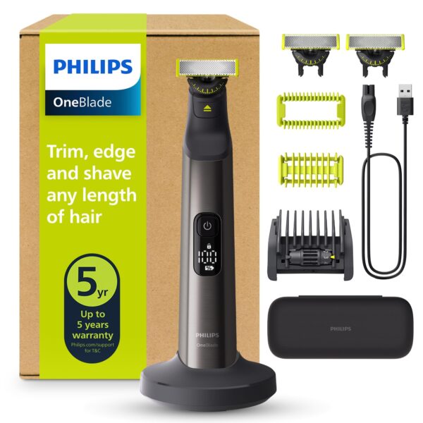 Philips OneBlade Pro 360 Face & Body – 3-in-1 Rasierer, Trimmer & Bodygroomer für Gesicht & Körper