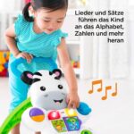 Fisher-Price Lern mit mir Zebra Lauflernwagen – Musikalisches Lernspielzeug ab 6 Monaten – Bild 5