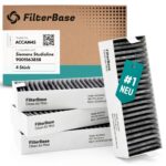 FilterBase® Aktivkohlefilter 4er Set – Geruchsneutralisation für Siemens, Bosch, Neff & Gaggenau