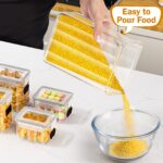 PurKeep 24er Vorratsdosen-Set luftdicht mit Silikondichtung – BPA-frei für Küche & Speisekammer – Bild 4