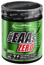 IronMaxx 100% EAAs Apple 500g – Hochdosiertes Aminosäuren-Pulver, vegan & zuckerfrei