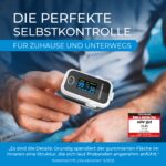 GRUNDIG Pulsoximeter Testsieger – Fingerpulsoxymeter mit OLED-Display für Sauerstoffsättigung – Bild 7