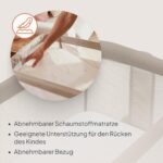 Lionelo Luna Beistellbett 2in1 mit Matratze – Co-Sleeping für Neugeborene bis 9 kg – Bild 10