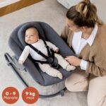 hauck Alpha Bouncer Premium Neugeborenenaufsatz – 2-in-1 Babywippe & Hochstuhlaufsatz – Bild 3