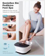 SPA4PIEDS Fussba­d mit Massage­funktion – Heizung, 8 Rollen & LCD-Temperaturregelung – Bild 5