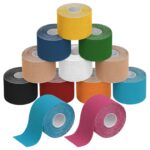 BB Sport Kinesiologie Tape Set 12 Rollen 5cm x 5m – Elastisch & Wasserfest