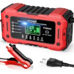 YDBAO 15A Autobatterie Ladegerät 12V mit LCD Display – Intelligentes Schnellladen für alle Batterietypen