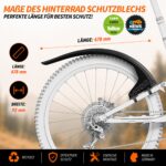 unleazhed M02 & MR02 MTB Schutzblech Bundle – Vorder- und Hinterradschutz Made in Germany – Bild 7