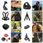 GeeKam 38er Action Kamera Zubehör Kit – Universal Montage Set für GoPro & mehr – Bild 3