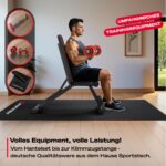 Sportstech BRT250 Hantelbank – 7in1 Multifunktional bis 300 kg für effektives Heimtraining – Bild 7