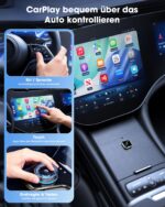 QINOJA Wireless CarPlay Adapter – Kabelloses CarPlay für iPhone in Gold – Bild 5