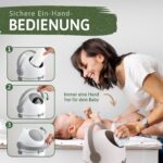 Forche® Windelmülleimer mit Kugelkopfverschluss – Geruchsdicht ohne Nachfüllkassetten – Bild 4