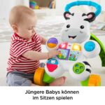 Fisher-Price Lern mit mir Zebra Lauflernwagen – Musikalisches Lernspielzeug ab 6 Monaten – Bild 3