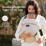 Momcozy Babytrage 100% Baumwolle ab Geburt – Ergonomische M-Position, 3,2–20 kg – Bild 2