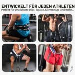 DMoose Dip-Gürtel mit 36" Stahlkette – Gewichtsgürtel für Krafttraining & Klimmzüge – Bild 7