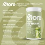 MORE Protein Iced Matcha Latte 500g – High-Protein Matcha Grünteepulver made in Germany – Bild 3