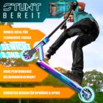 KESSER Stunt Scooter X-Limit-Pro 110mm – Trick Roller mit 360° Lenkung für Kinder & Erwachsene – Bild 4